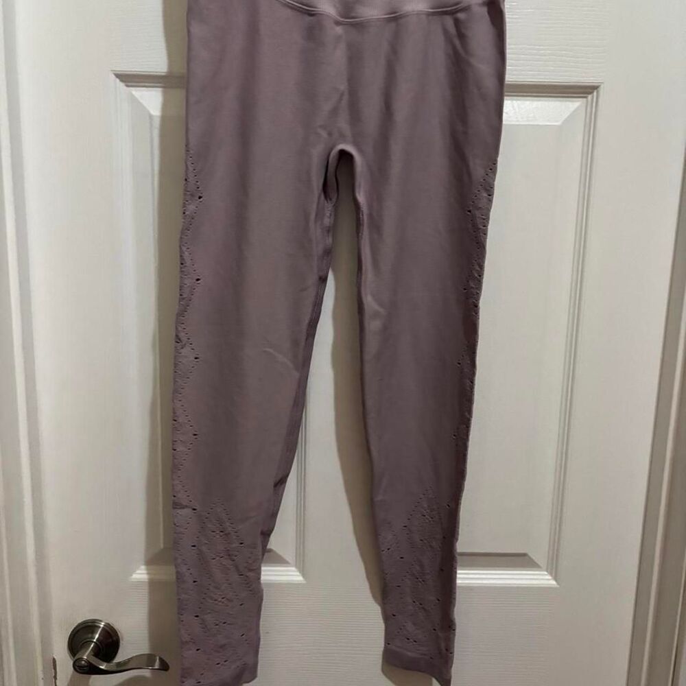 Victoria-s-secret Women's Purple and Grey Leggings